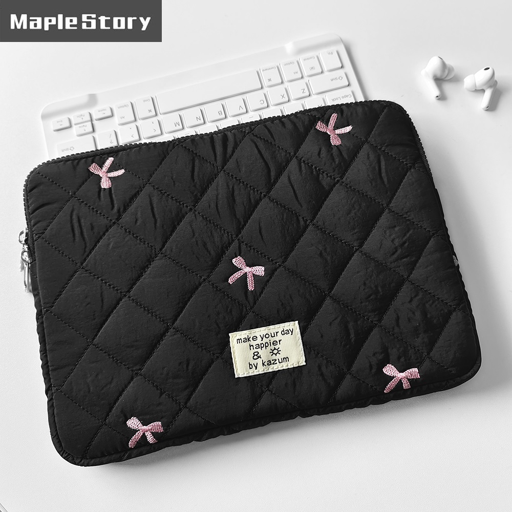Laptop Backpack 15.6 - Bow Embroidery Laptop Sleeve Case 13