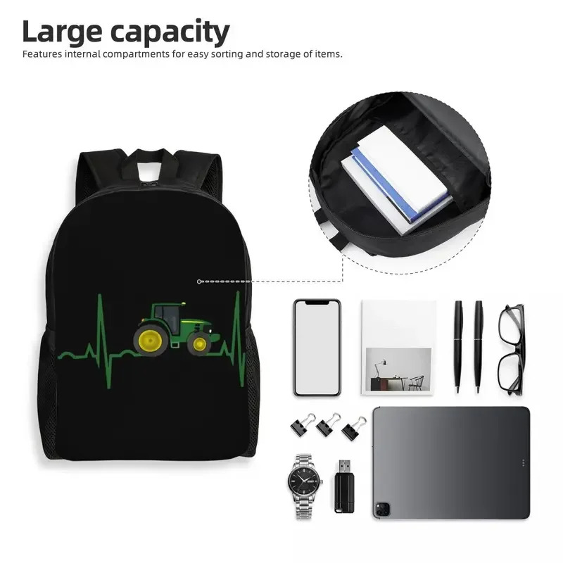 Tractor Heartbeat Laptop Backp - Fashion Backpack Women recension och pris
