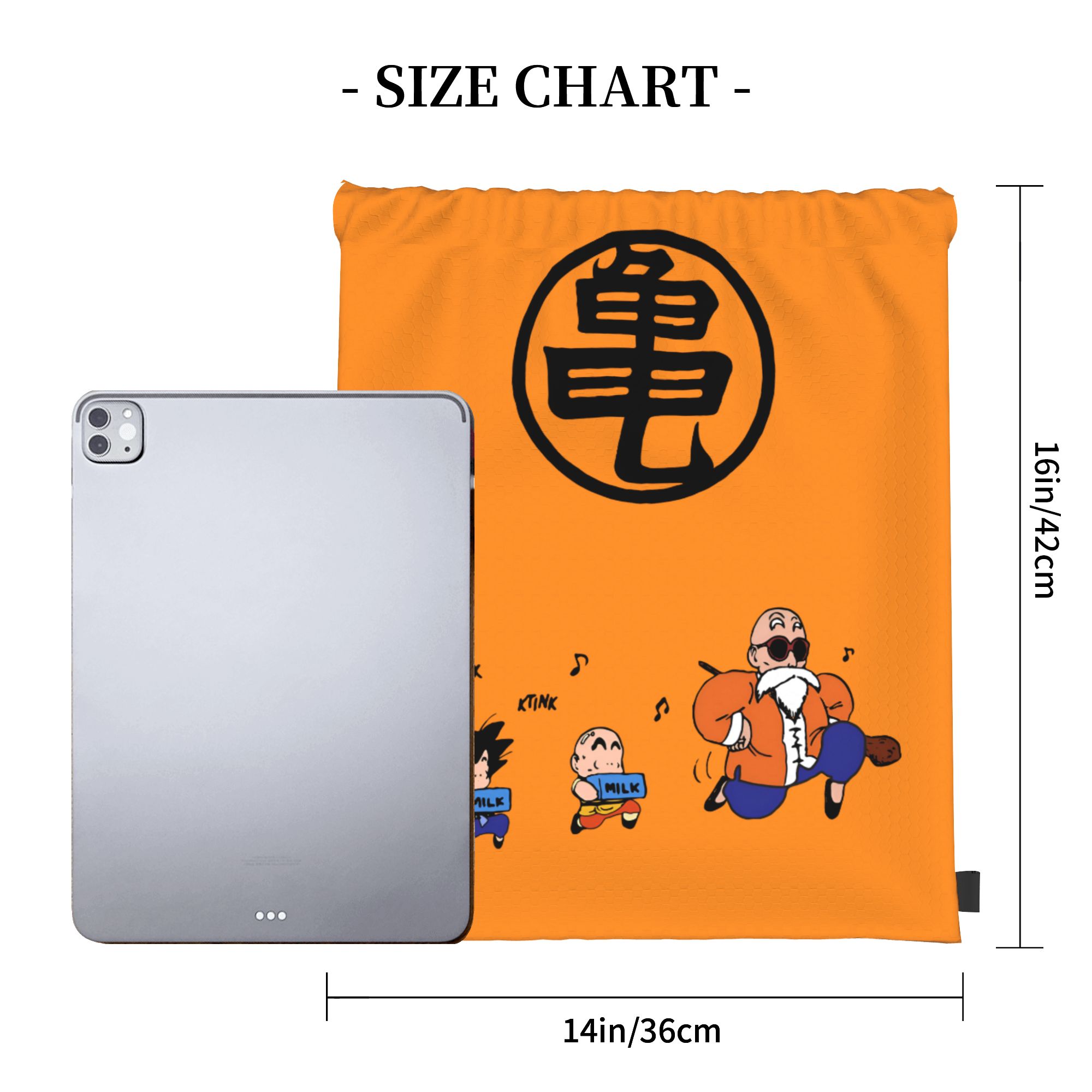D-Dragon B-Ball Masters Roshis - Drawstring Gym Bag recension och pris