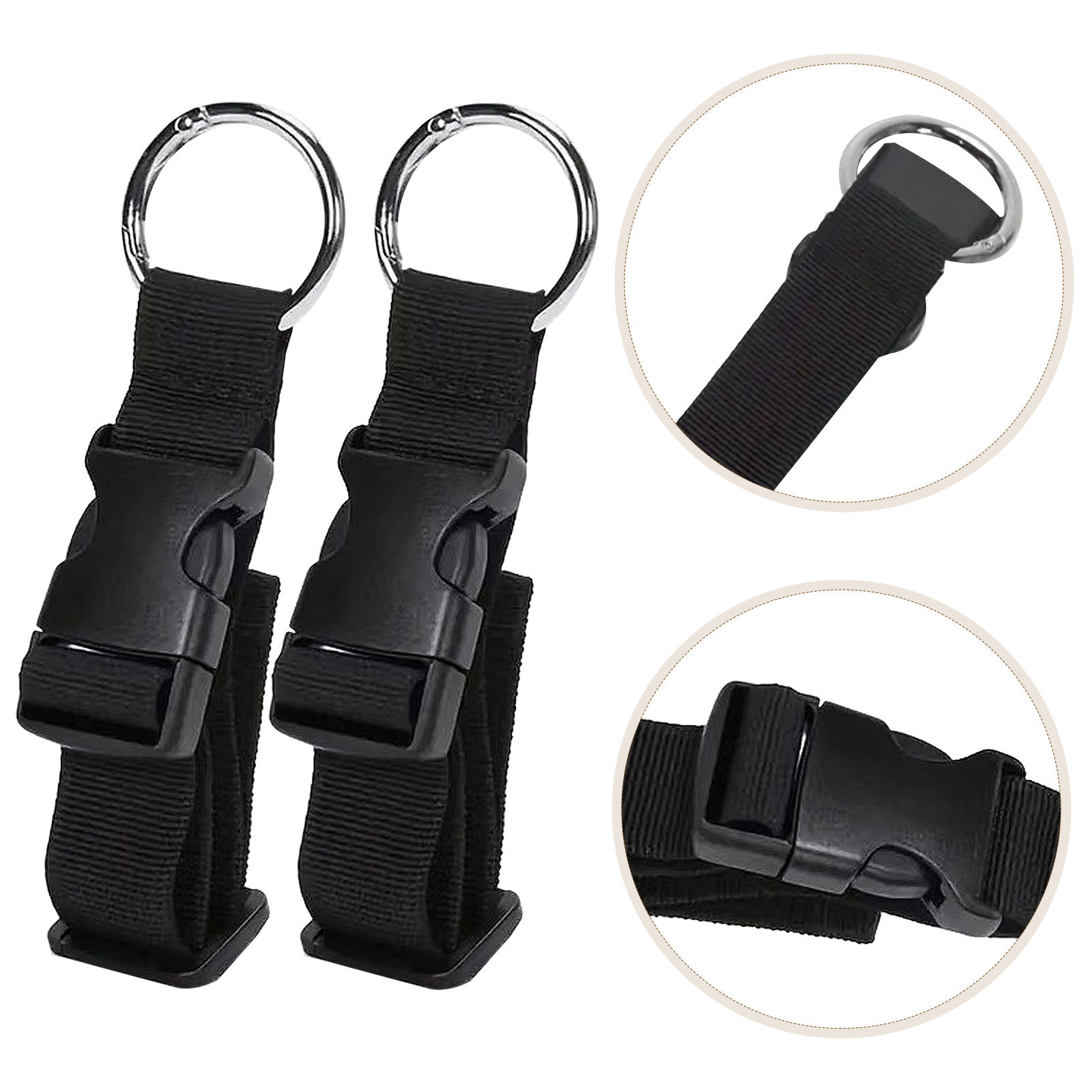 2 Pcs Wheelchair Hook Bag Back - Backpack Diaper Bag recension och pris