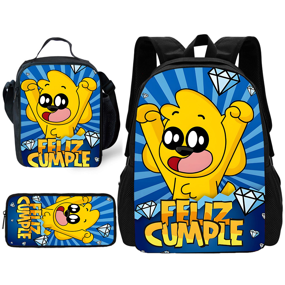 Child Casual Mikecracks Cartoo - Canvas Backpack Casual recension och pris