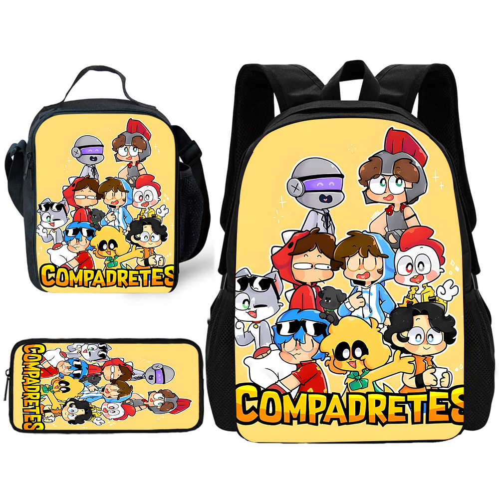 Child Casual Mikecracks Cartoo - Canvas Backpack Casual recension och pris
