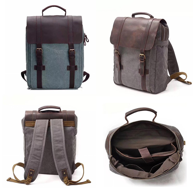 Fashion trend backpack schoolb - Canvas Backpack Casual recension och pris