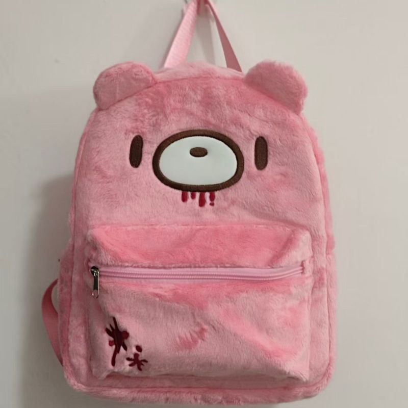 Gloomy Bear Cute Backpack Pink - Fashion Backpack Women recension och pris