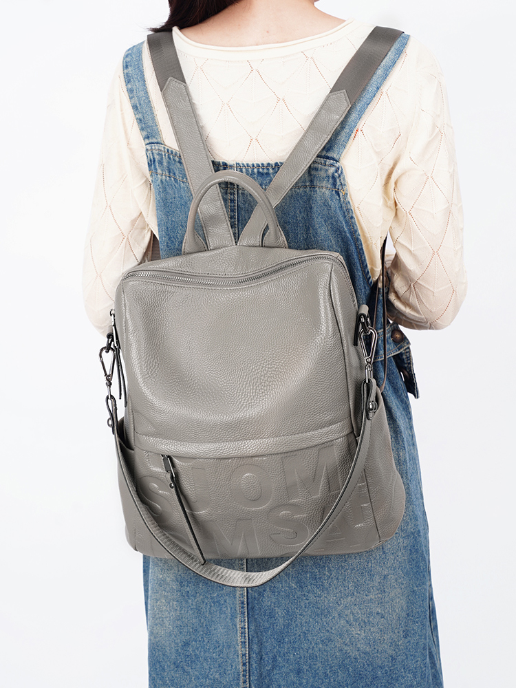 Zency Premium Genuine Leather  - Fashion Backpack Women recension och pris