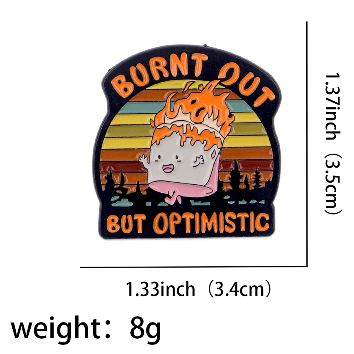 Fire Badges Enamel Pin Brooche - Fashion Backpack Women recension och pris