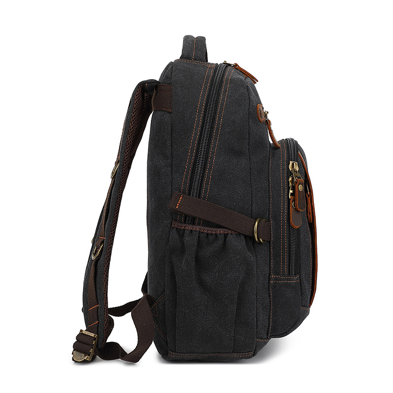 New casual cross-border backpa - Canvas Backpack Casual recension och pris