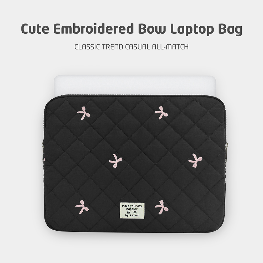 Bow Embroidery Laptop Sleeve C - Laptop Backpack 15.6 recension och pris